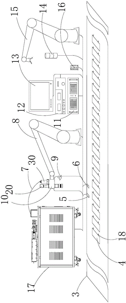 Integrated welding shooting structure and device and method for detecting automatic welding of cell