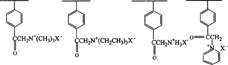 Quaternary ammonium type anion exchange agent and its preparation method