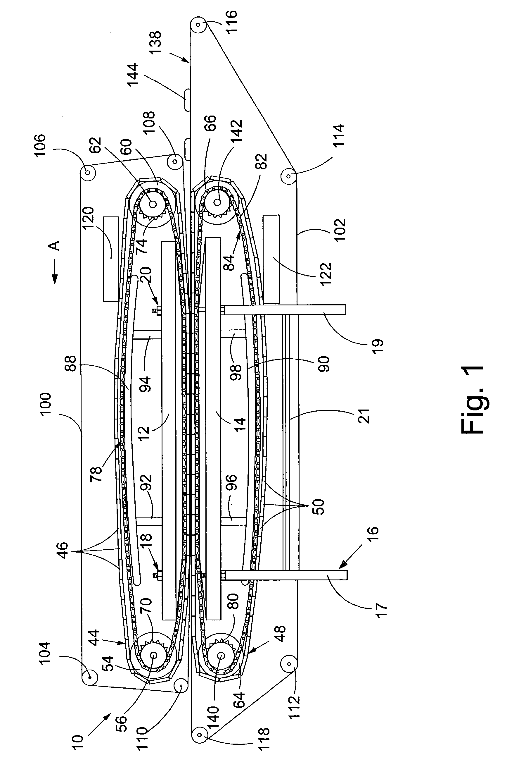 Apparatus and method for forming food products by gradual compression