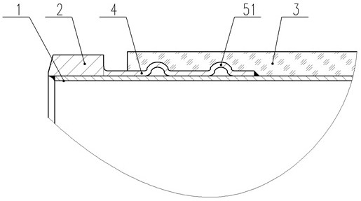 Glass fiber reinforced plastic reinforced metal pipeline