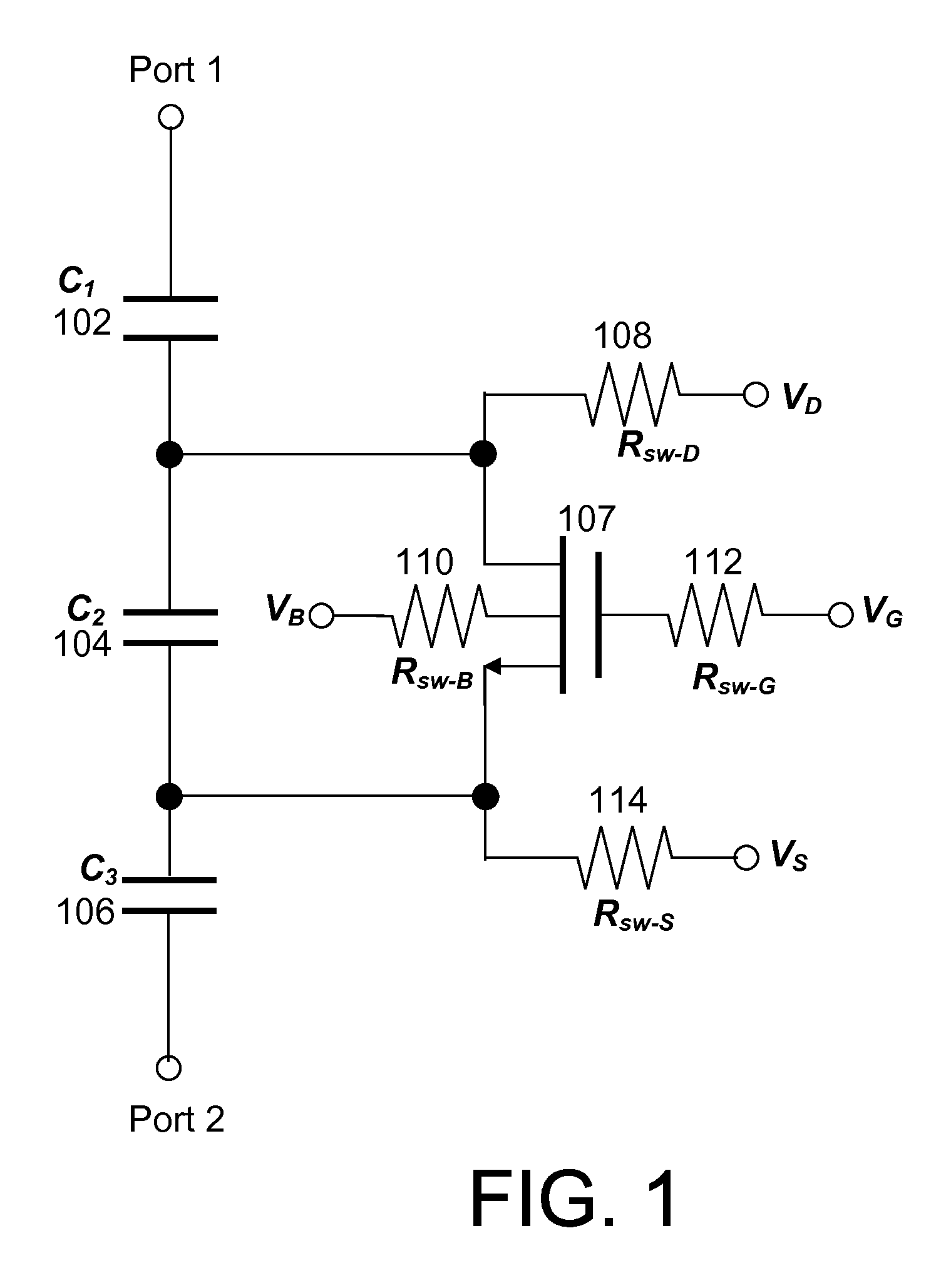 High-power tunable capacitor
