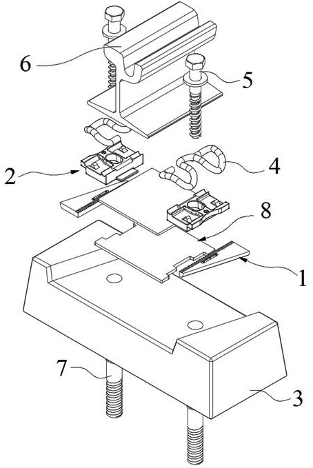 Tramcar fastener system