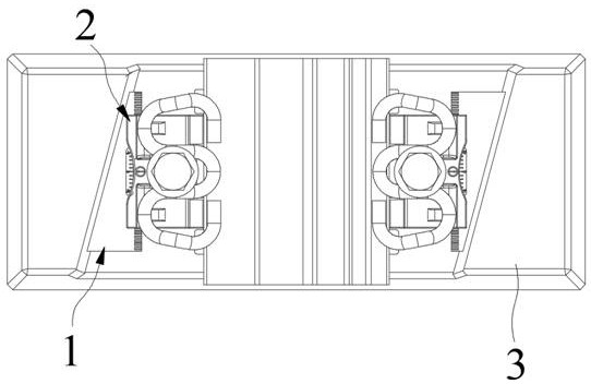 Tramcar fastener system