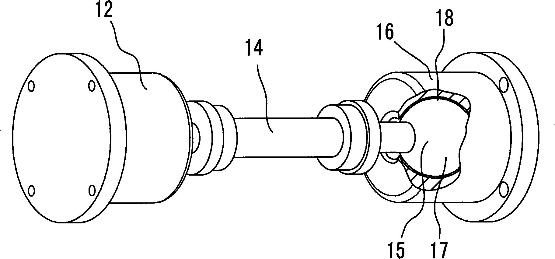 Three-axis six-freedom degree vibration test apparatus