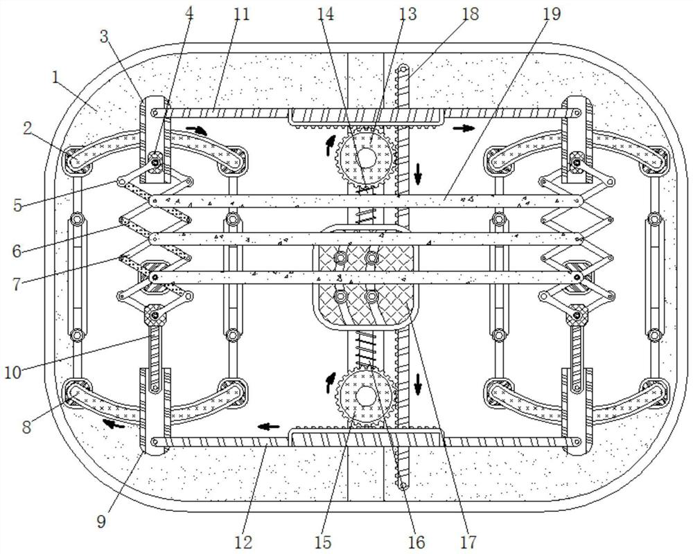 Staggered movable intelligent clothes hanger device for urban housing