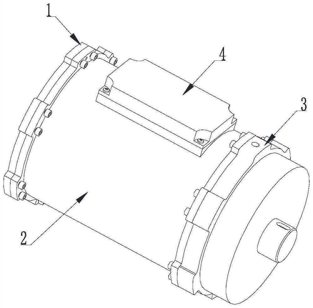 Motor cooling mechanism