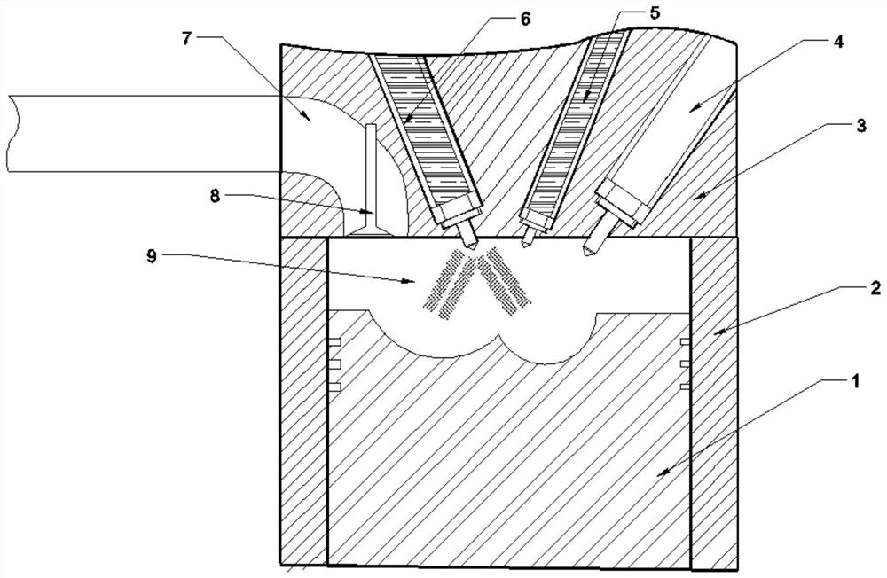 A Combustion Organization Method for Dual Fuel Engine Using High Pressure Natural Gas Injection Valve