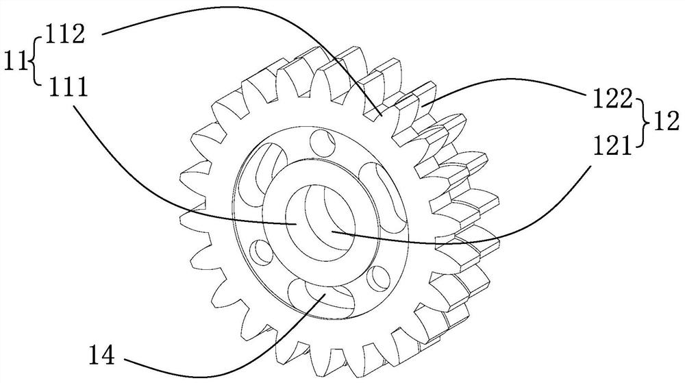 Gear assembly and gear combination