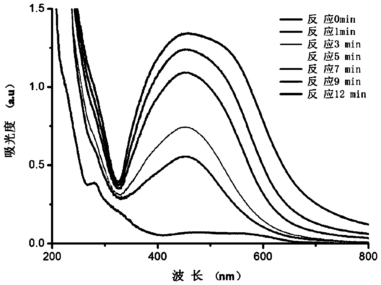 Method for rapid preparation of nano-silver bacteriostatic agent using privet privet fruit extract