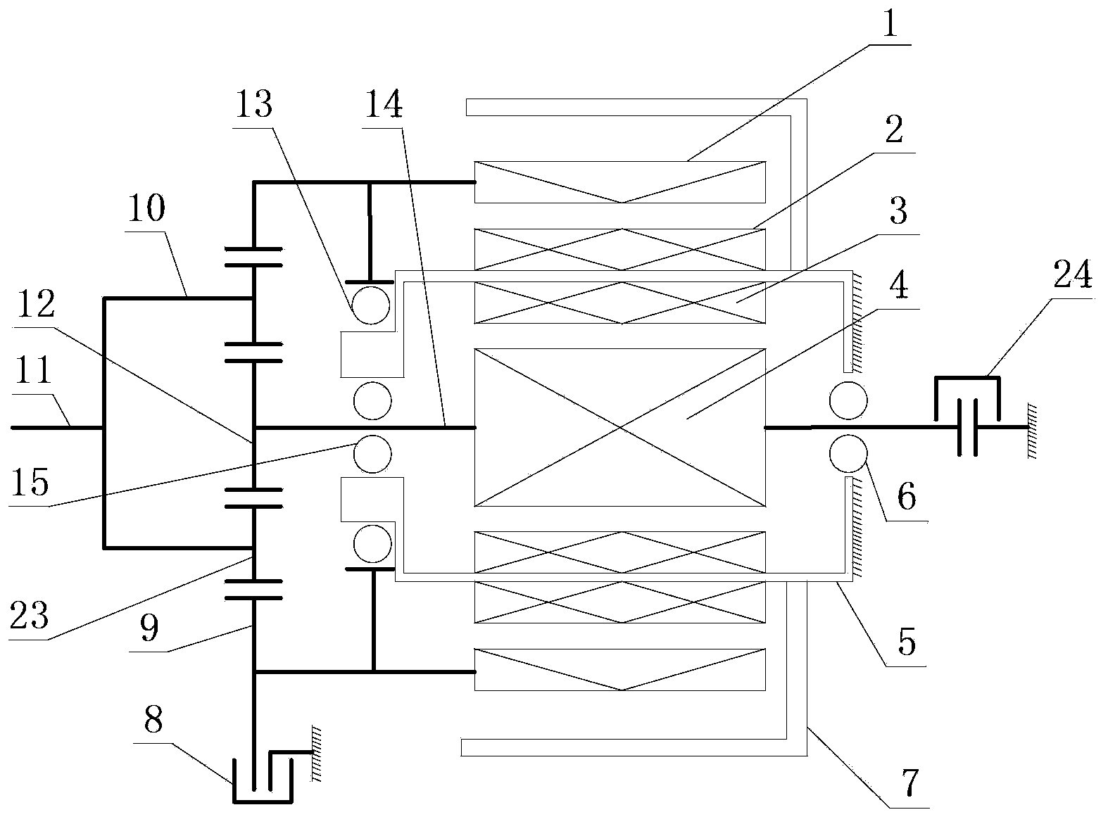 Different connection motor