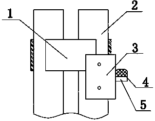 Pre-buried latticed column verticality measurement construction method