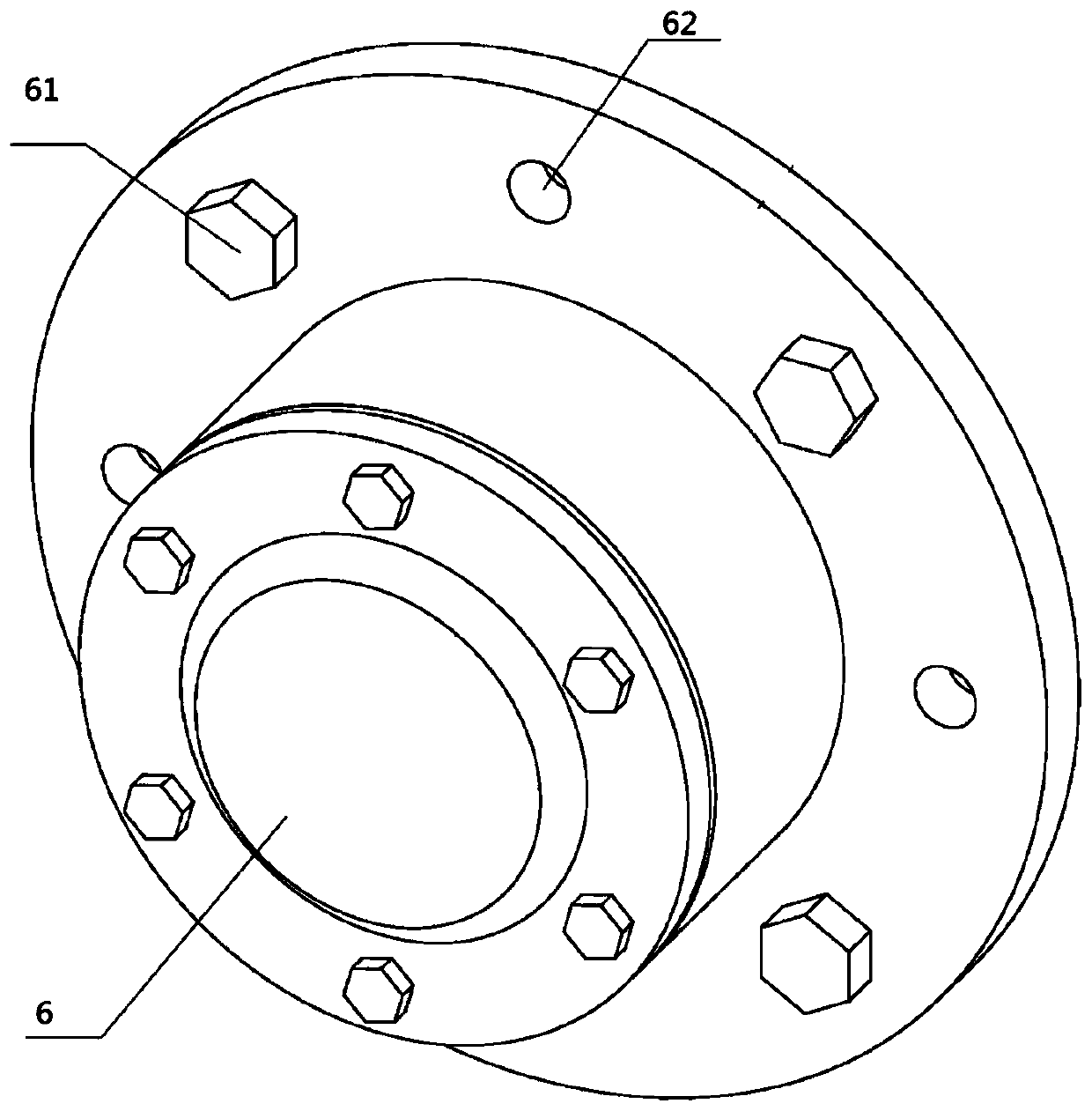 Multistage centrifugal fan bearing removal device and method