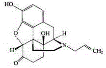 Naloxone hydrochloride crystal form compound