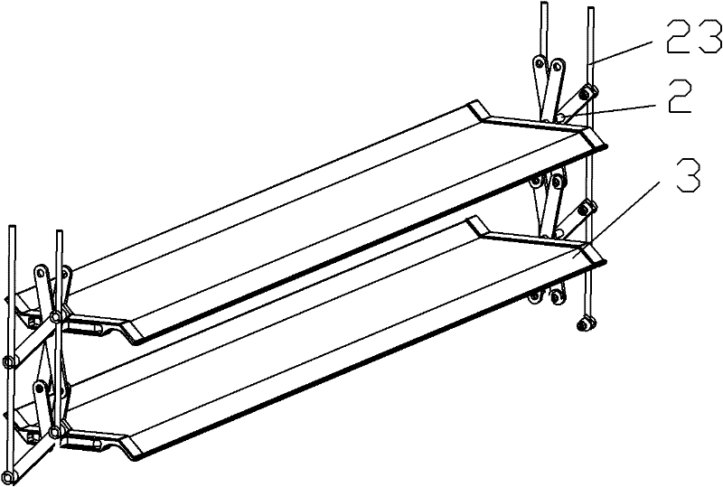 Shutter blade angle adjustment device