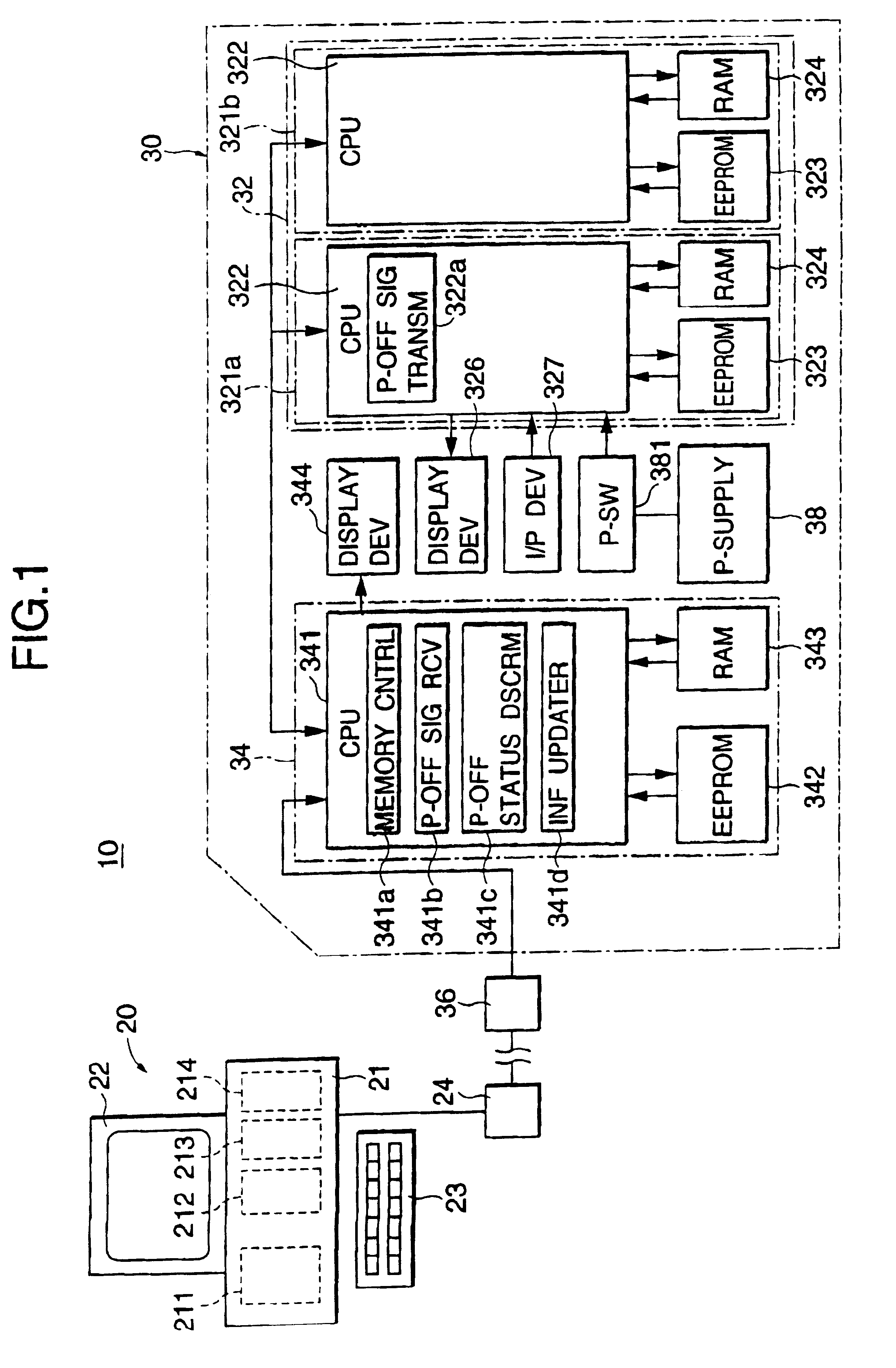 Processing apparatus and an operation control information update system employing the processing apparatus
