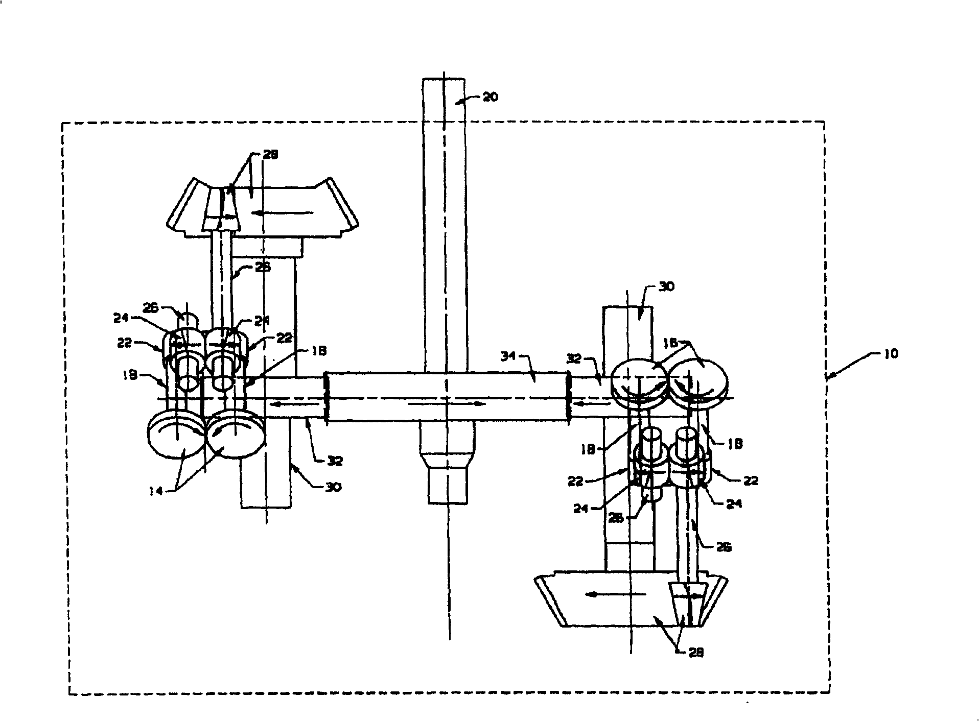 Combined type rolling mill