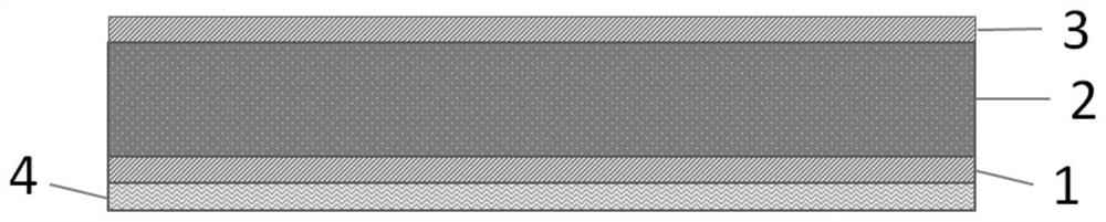 Optical diffusion film and preparation method and application thereof