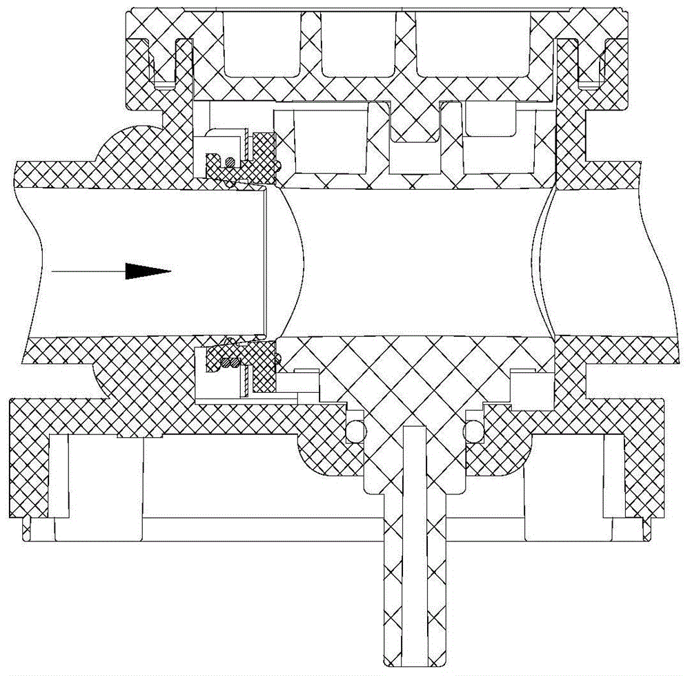 Pressure-bearing and sealing structure of water valve