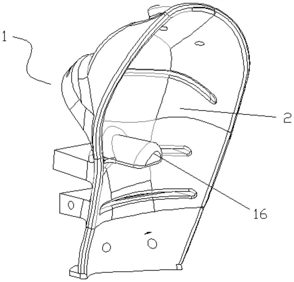 Navigation device for total knee arthroplasty of knee fusion