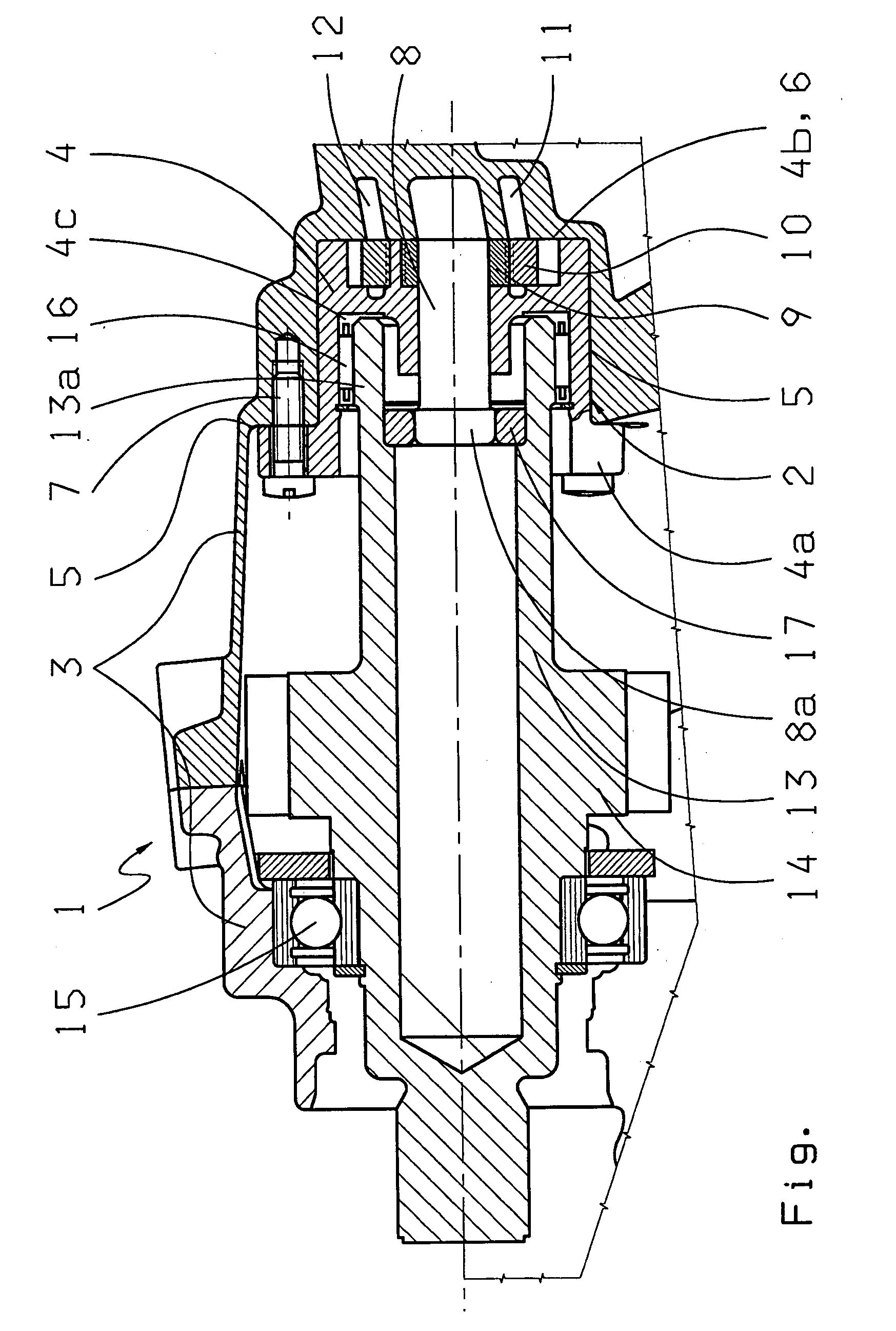Device for driving a oil pump