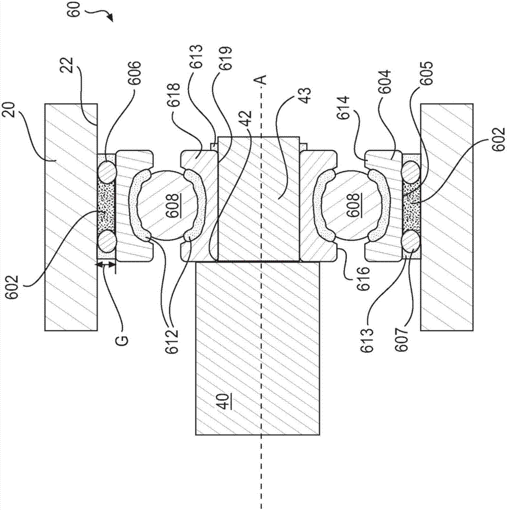 Low creep bearing and method for installing in supercharger