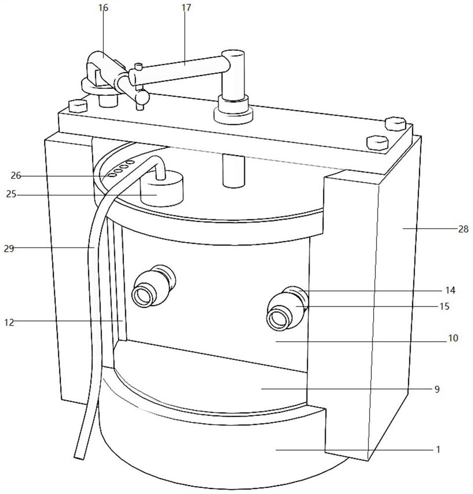 Opening and closing device for a water gate