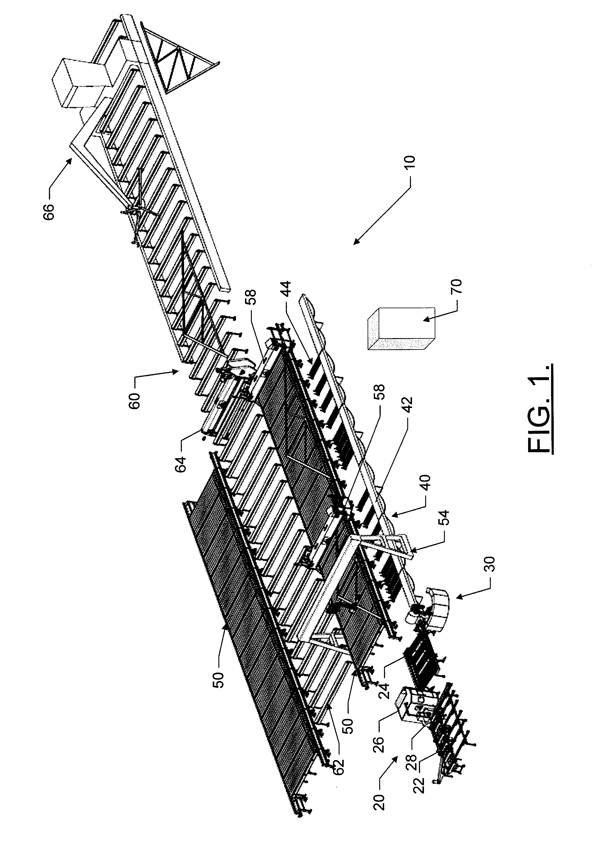 Apparatus, method and computer program product for pre-plating truss members