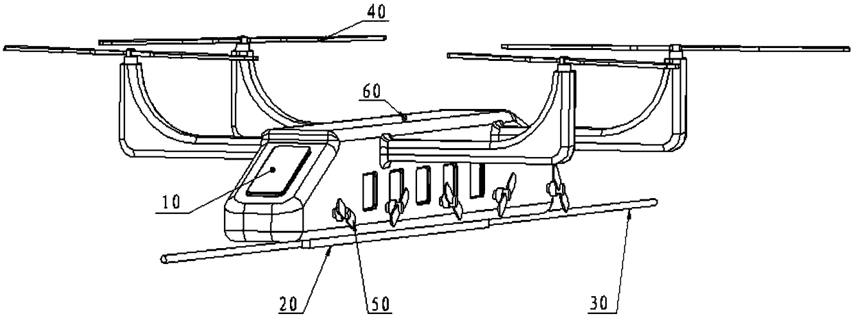 Air rail train and control method thereof