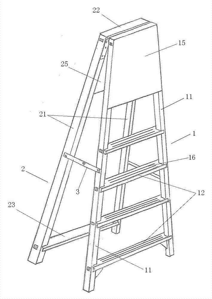 A-shaped safety ladder