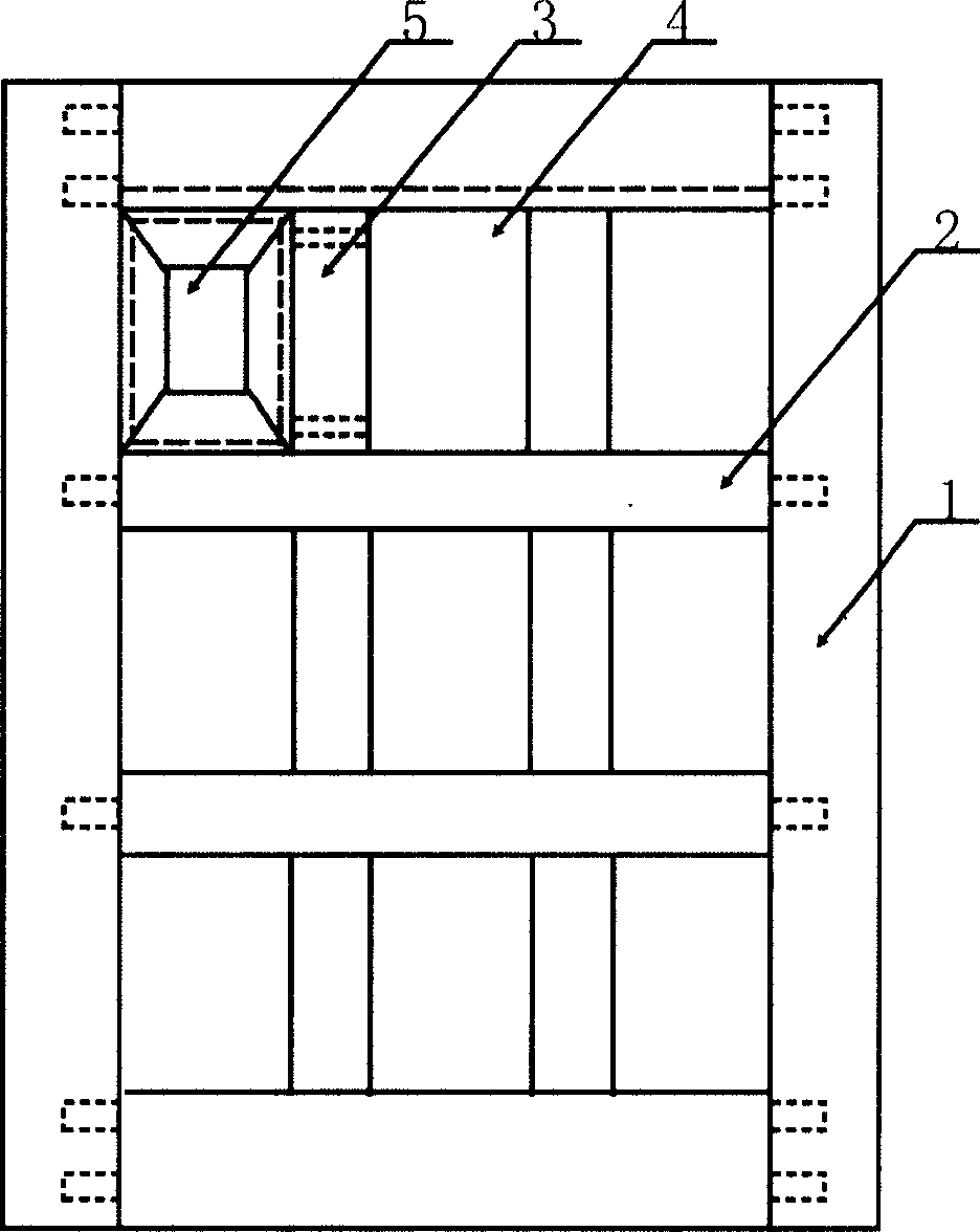 Production method of wood face plate of steel and wood door