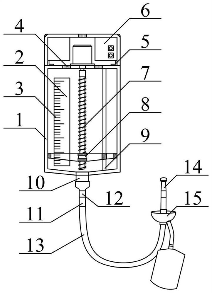 Nasal irrigation device capable of conveniently controlling irrigation dosage