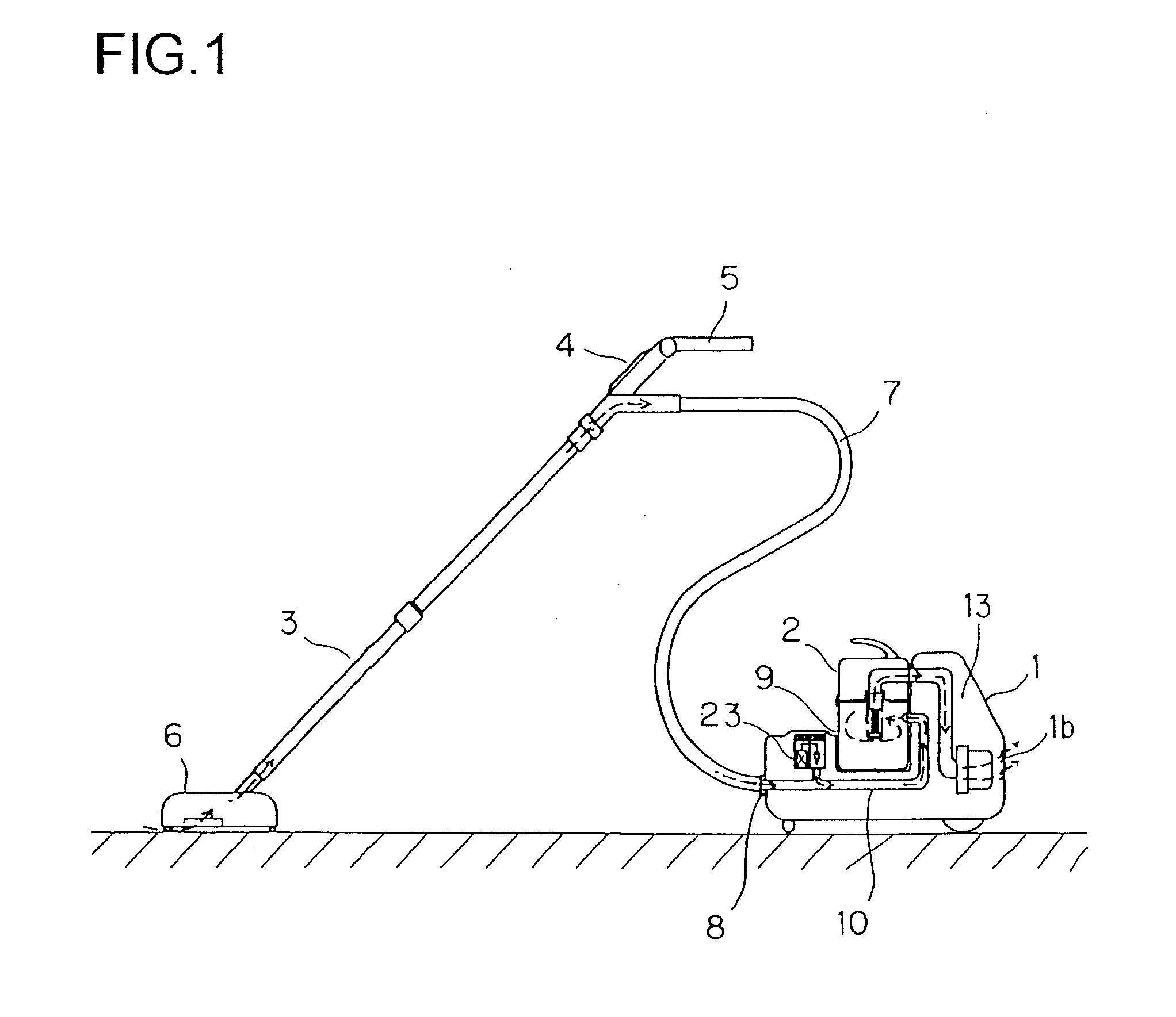 Vacuum cleaner and device having ion generator