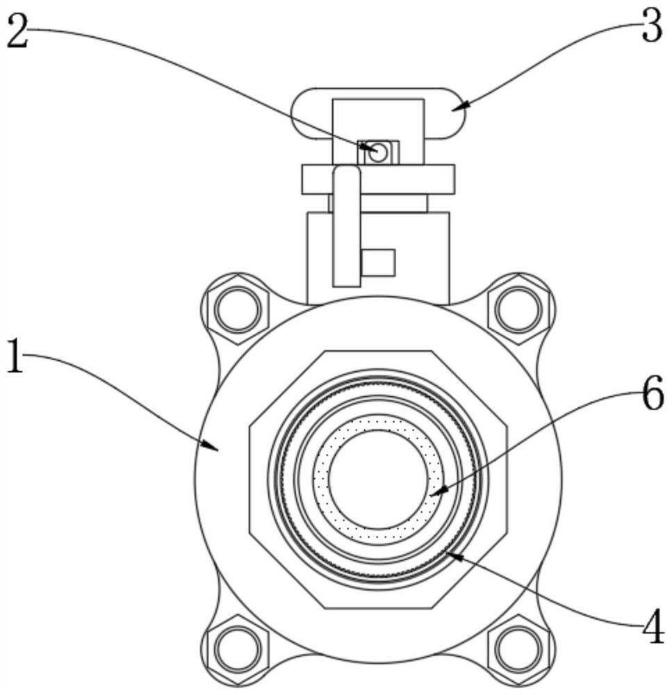 Ball valve with small friction force