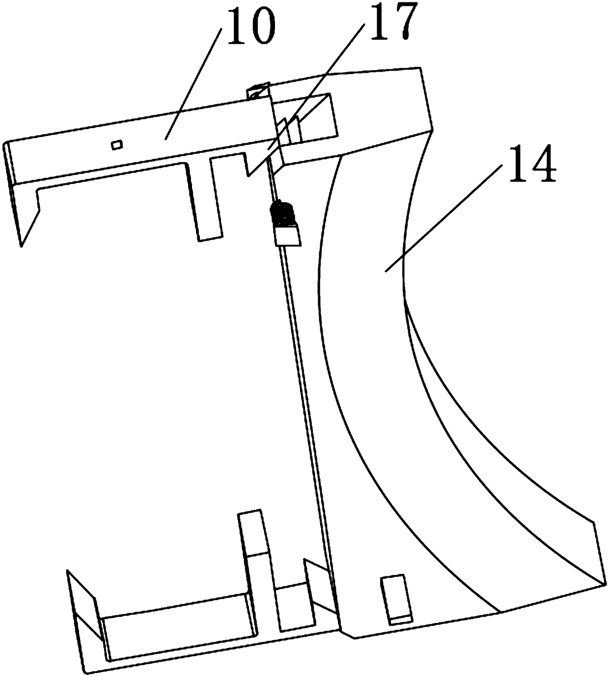 Suspension type bicycle parking device