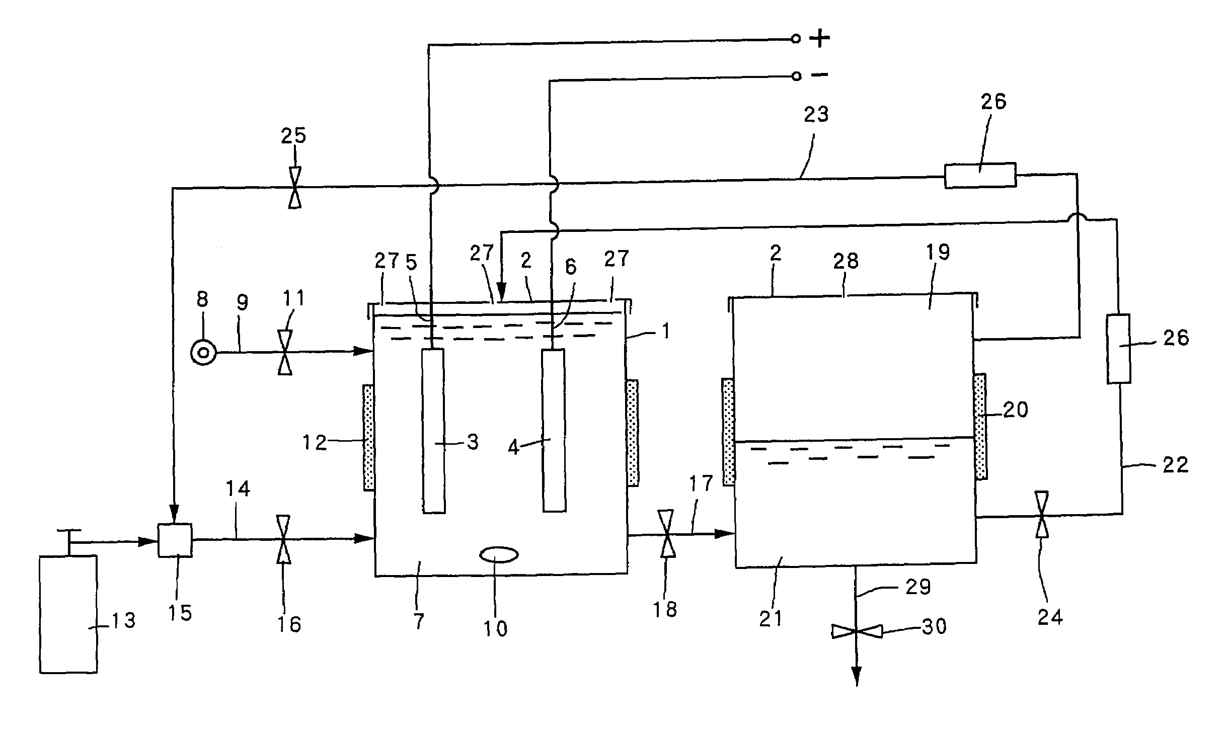 Anodic oxidation method and treatment apparatus thereof