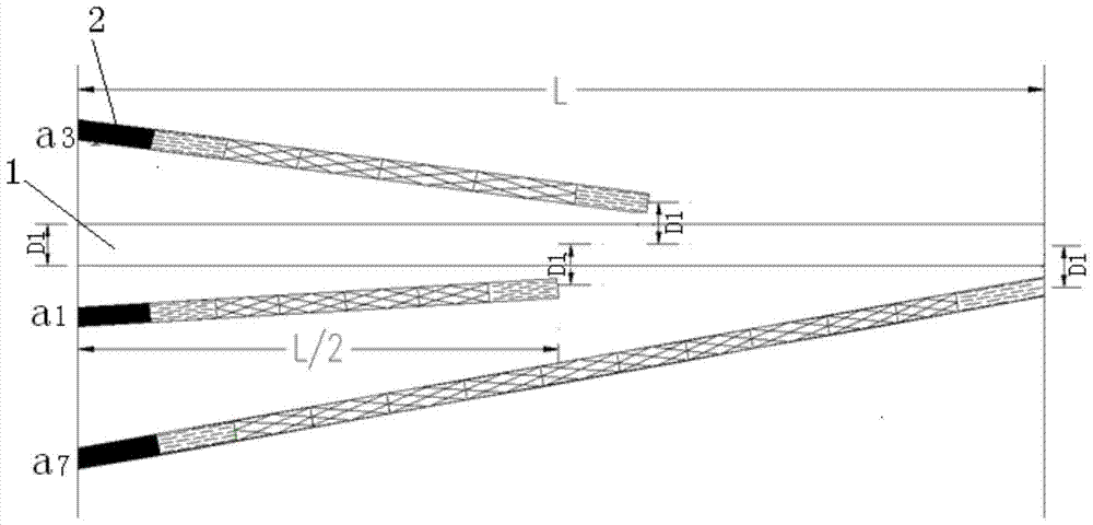 Blasting Structure and Method of Compound Cutting in Medium-deep Hole and Large Section