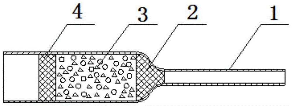 A kind of glass tube vacuum packaging method of traveling wave tube cathode