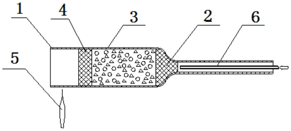 A kind of glass tube vacuum packaging method of traveling wave tube cathode