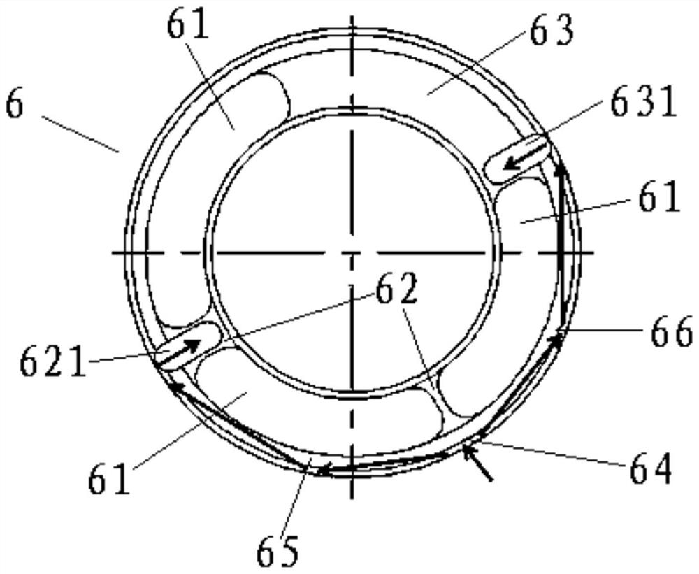 Sealing structure for bearing lubrication
