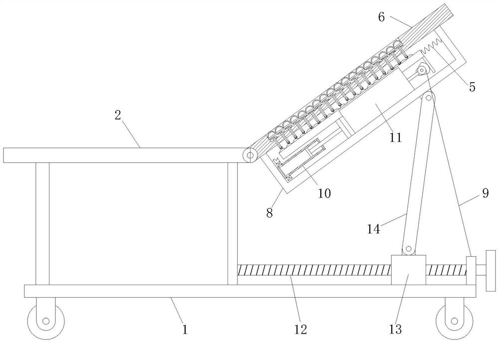 Body position changing auxiliary device for spine surgery nursing