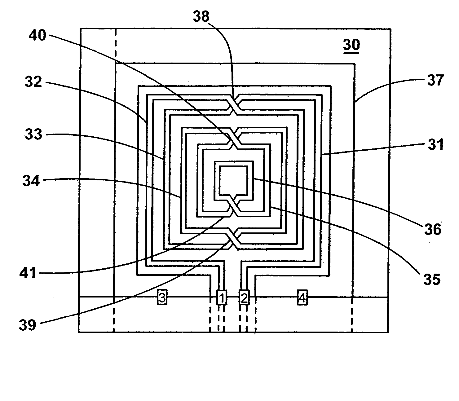 Symmetric planar inductor