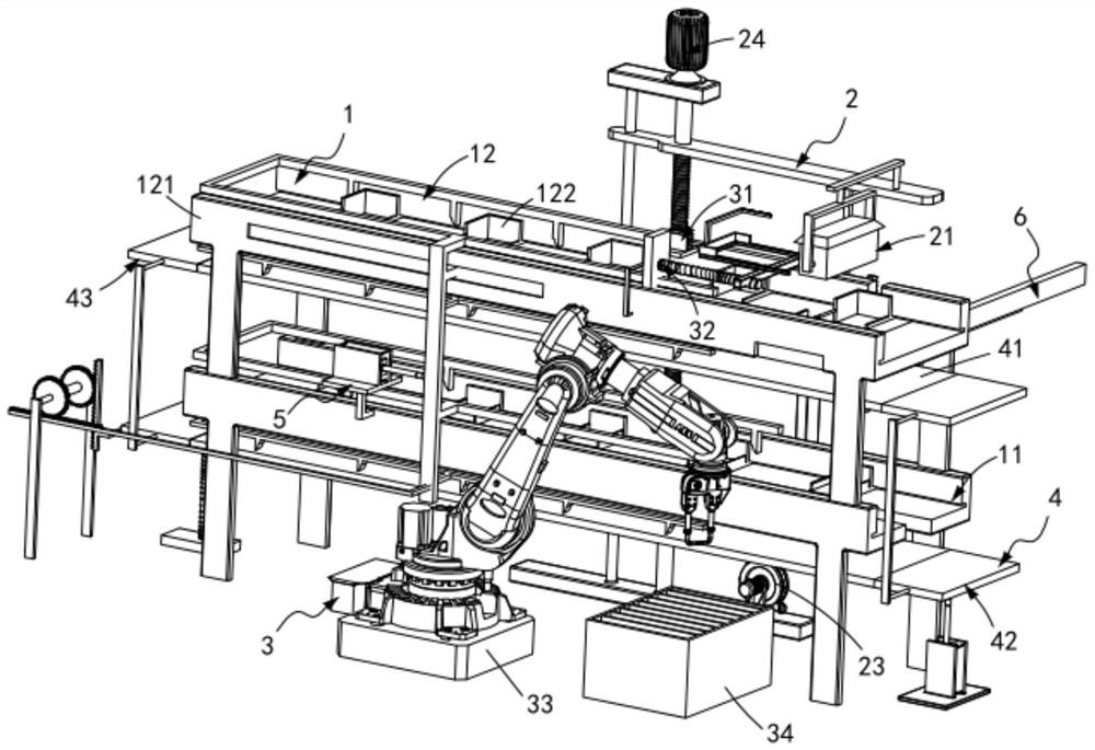 Automatic assembling device for production of charger housing component
