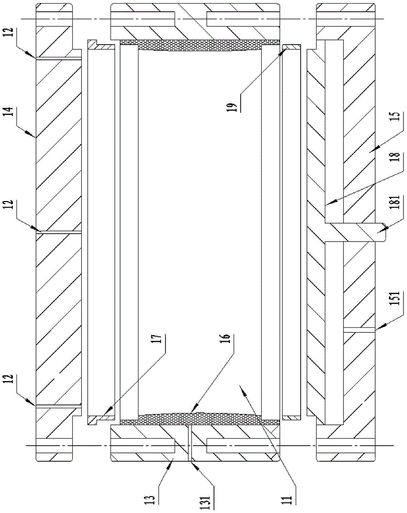 Simulation method for carbon dioxide flooding simulation experiment of planar five-point well pattern in low permeability oilfield