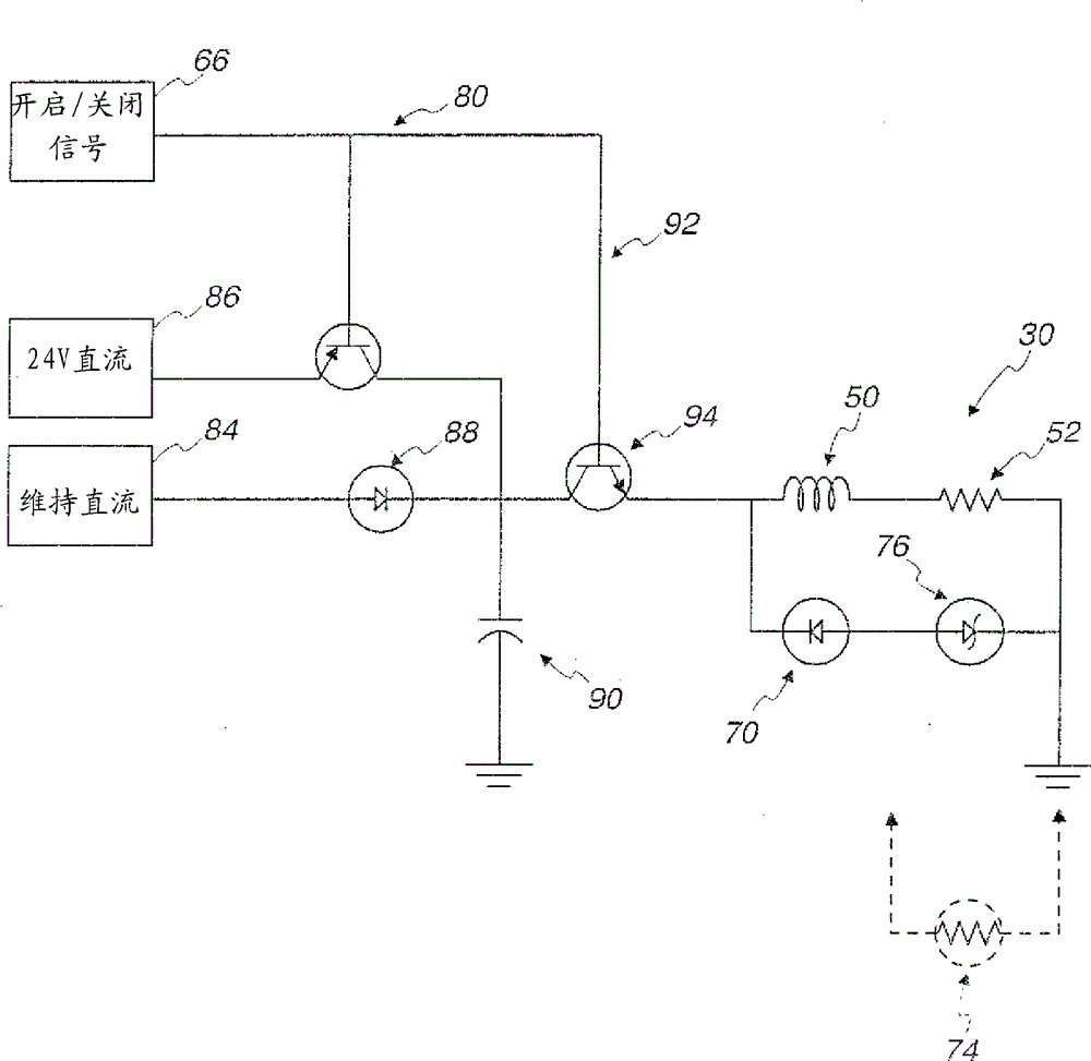 Nox elimination injector firing control circuit