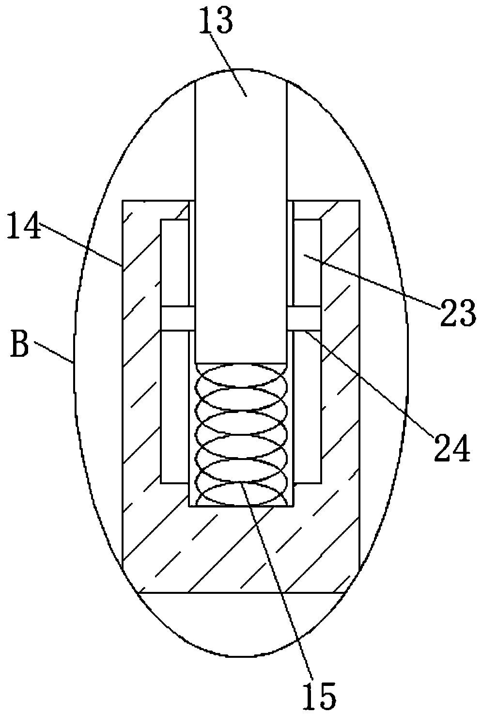 Motor with fixation protection function