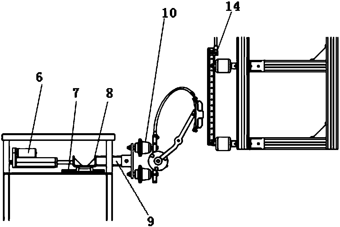 Automatic docking device for charging of quay crane slings and docking method thereof
