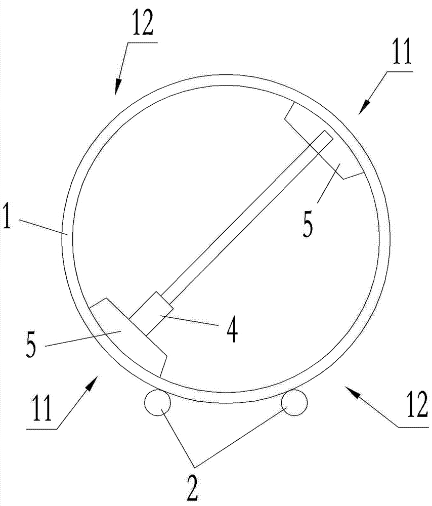 Method for correcting tubular structure diameter distortion by flame