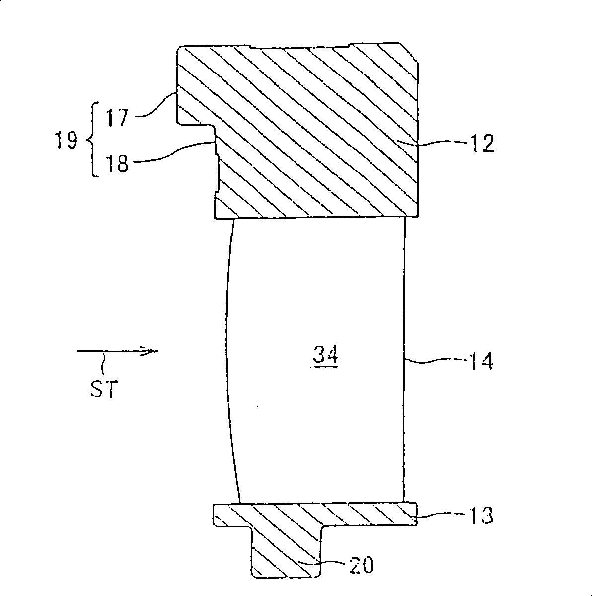 Assembly type nozzle diaphragm