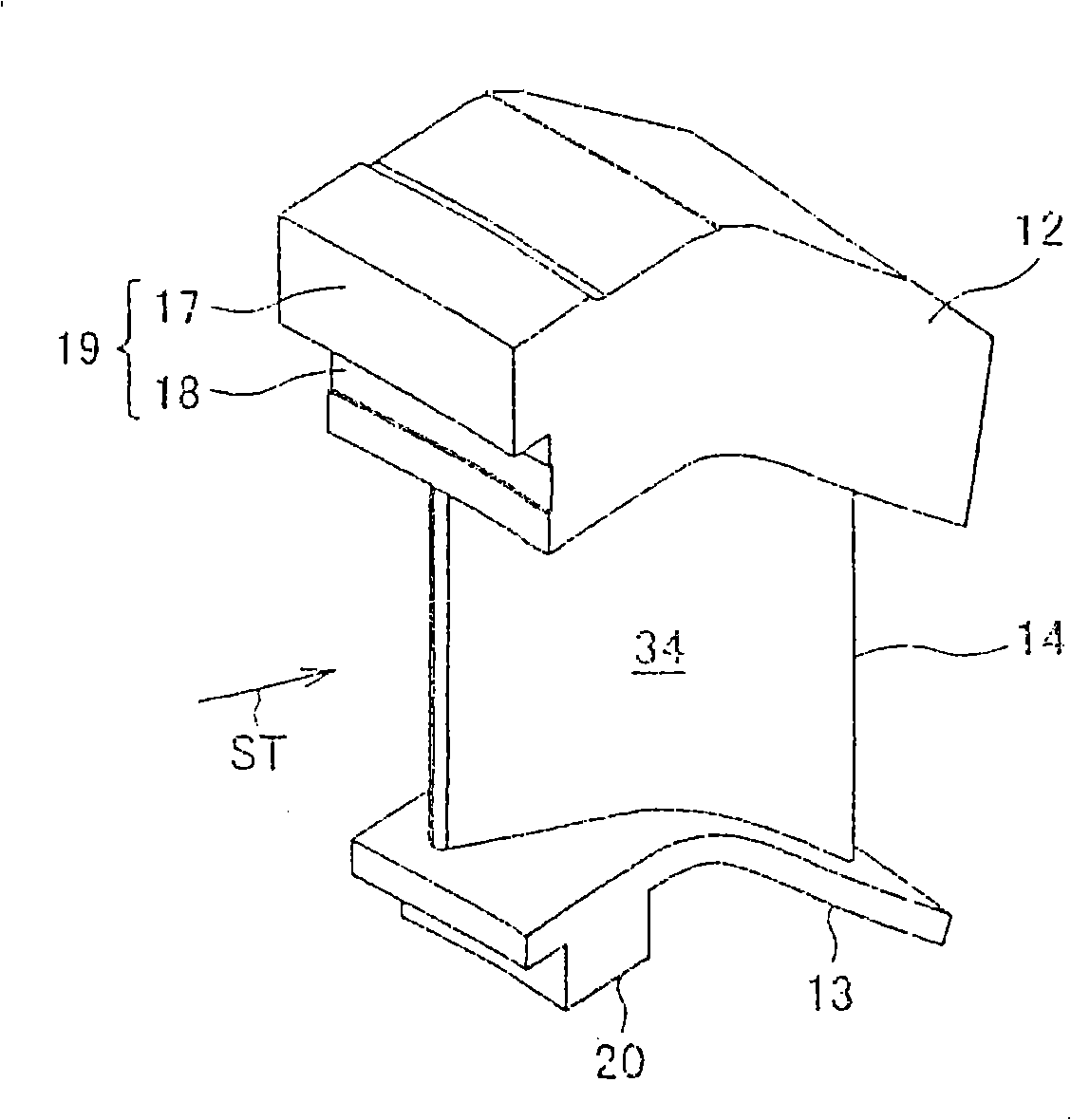 Assembly type nozzle diaphragm