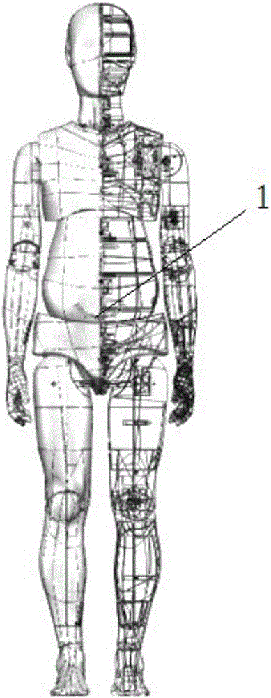 Astronaut mannequin and making method thereof